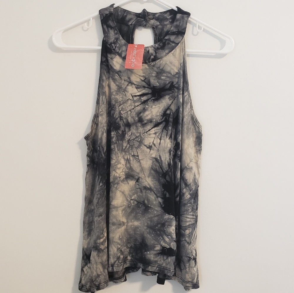 NWT Vestique Marble Halter Top | M